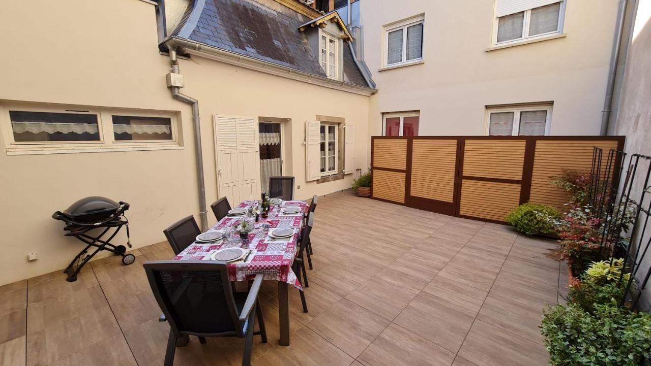 Appartement Avec Terrasse "Musslin" Colmar Eksteriør bilde